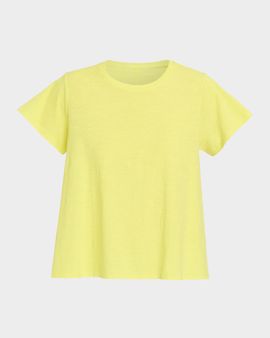 Eileen Fisher Crewneck Slubby Organic Cotton Top