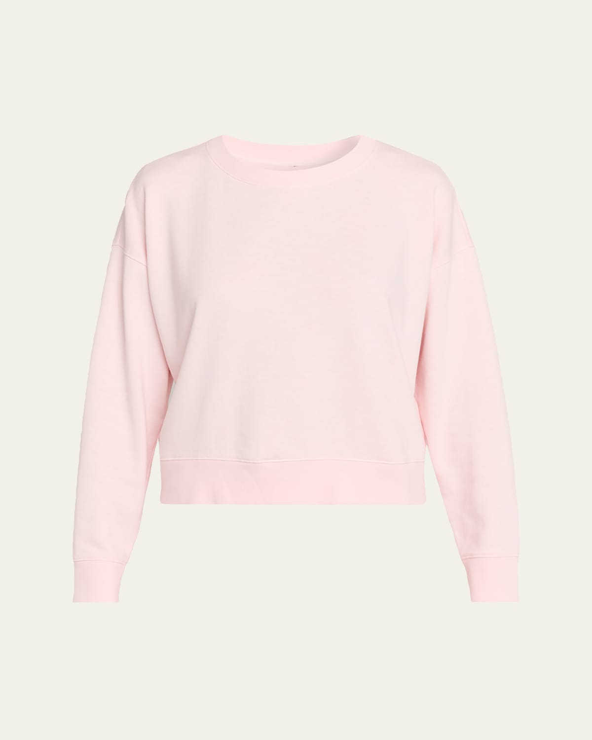 Eileen Fisher Cropped Organic Cotton Terry Sweatshirt