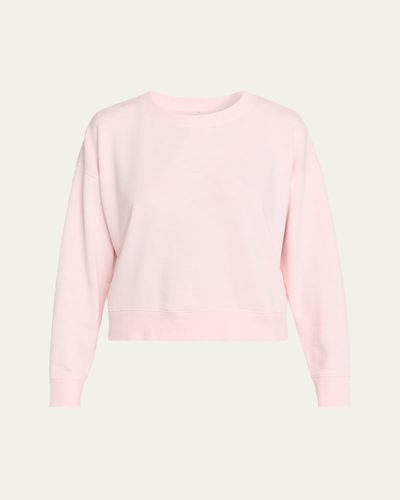 Eileen Fisher Cropped Organic Cotton Terry Sweatshirt