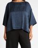 Eileen Fisher Eileen Fisher BATEAU NECK BOX TOP WITH 3/4 S - 1