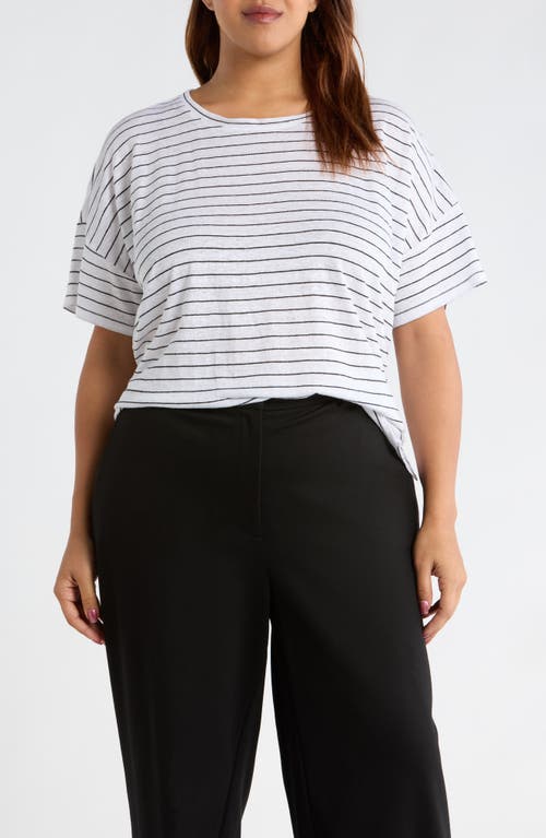 Eileen Fisher Eileen Fisher Boxy Organic Linen Slub T-Shirt