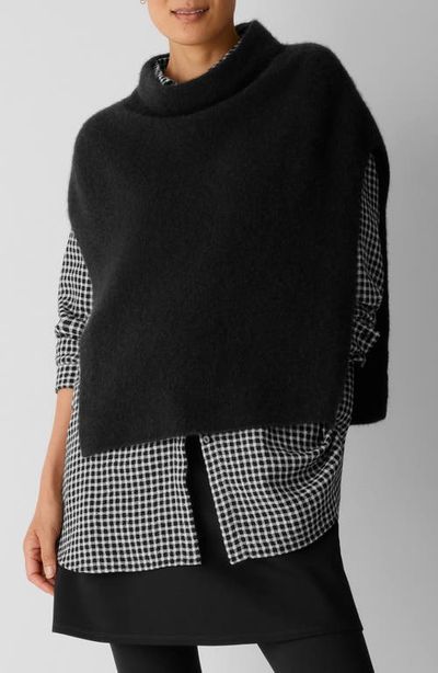 Eileen Fisher Eileen Fisher Cashmere & Silk Boucle Poncho