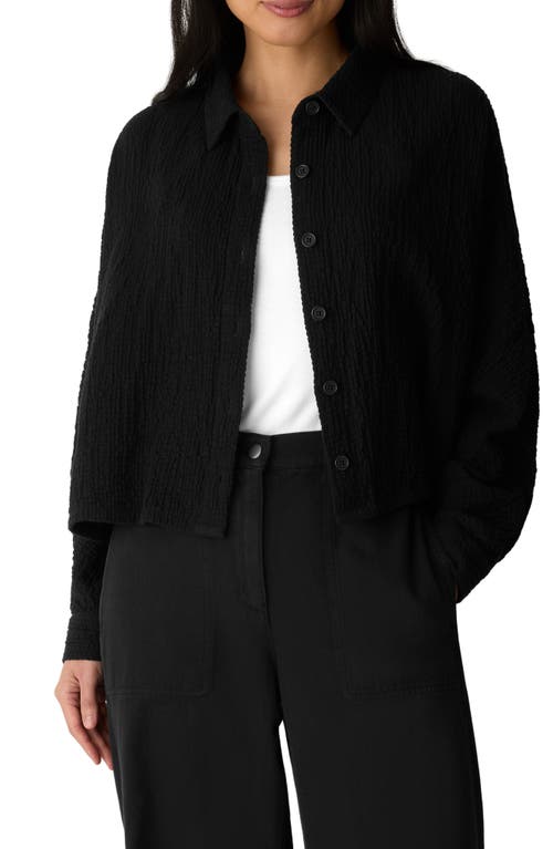 Eileen Fisher Eileen Fisher Classic Collar Cropped Jacket