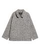 Eileen Fisher Eileen Fisher Classic Collar Marled Wool & Alpaca Blend Coat - 4
