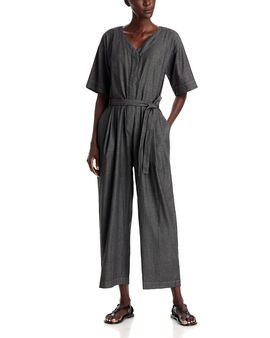Eileen Fisher Eileen Fisher Cotton Belted Wide Leg Jumpsuit