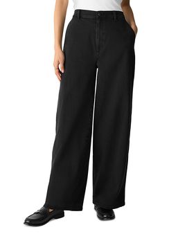 Eileen Fisher Eileen Fisher Cotton Blend Denim Trousers