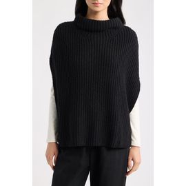Eileen Fisher Eileen Fisher Cotton Blend Rib Poncho