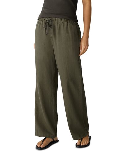 Eileen Fisher Eileen Fisher Cotton Linen Drawstring Pants