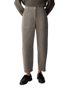 Eileen Fisher Eileen Fisher Cotton Stretch Corduroy Ankle Arch Pants