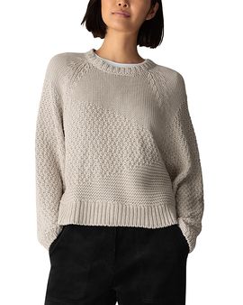 Eileen Fisher Eileen Fisher Cotton Textured Crewneck Sweater