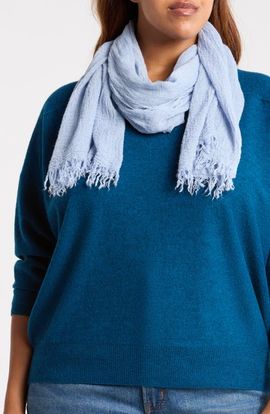 Eileen Fisher Eileen Fisher Cozy Crinkle Gauze Scarf