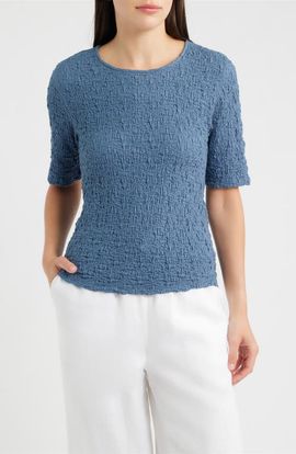 Eileen Fisher Eileen Fisher Crewneck Textured T-Shirt