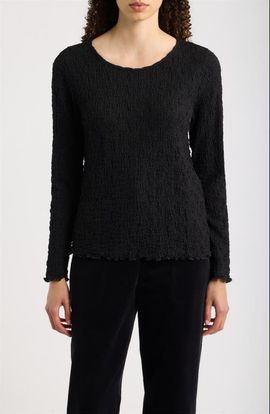 Eileen Fisher Eileen Fisher Crinkle Knit Top