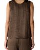 Eileen Fisher Eileen Fisher Crinkled Satin Shell - 2