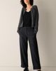 Eileen Fisher Eileen Fisher Cuffed Wool Ankle Straight Leg Pants - 4