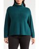 Eileen Fisher Eileen Fisher Fold-Over Turtleneck Merino Wool Sweater - 1