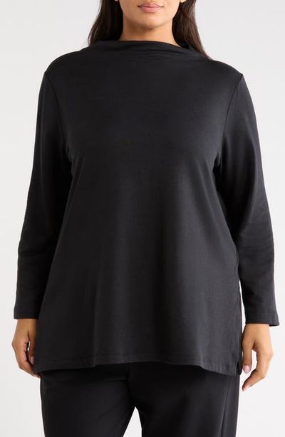 Eileen Fisher Eileen Fisher Funnel Neck Tunic Top