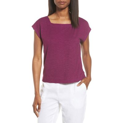Eileen Fisher Eileen Fisher Hemp & Organic Cotton Knit Crop Top