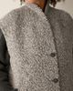 Eileen Fisher Eileen Fisher High Collar Alpaca and Wool Vest - 3