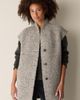 Eileen Fisher Eileen Fisher High Collar Alpaca and Wool Vest - 5