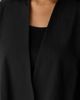 Eileen Fisher Eileen Fisher HIGH COLLAR CUT-AWAY JACKET - 3