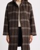 Eileen Fisher Eileen Fisher High Collar Grid Alpaca Blend Coat - 4