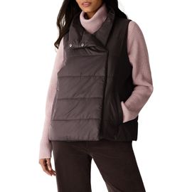 Eileen Fisher Eileen Fisher High Collar Quilted Vest