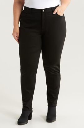 Eileen Fisher Eileen Fisher High Waist Slim Fit Knit Jeans