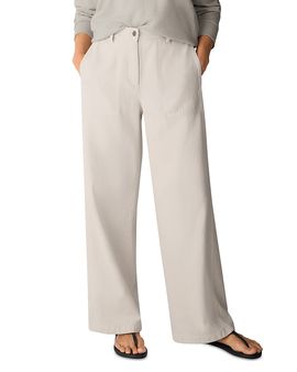 Eileen Fisher Eileen Fisher High Waisted Wide Leg Full Length Pants