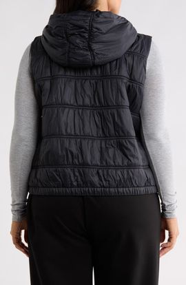 Eileen Fisher Eileen Fisher Hooded Ruched Vest