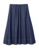 Eileen Fisher Eileen Fisher Lightweight Cotton Denim Skirt - 5