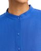 Eileen Fisher Eileen Fisher Mandarin Collar Short Sleeve Shirt - 4