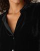Eileen Fisher Eileen Fisher Mandarin Collar Velvet Button-Up Shirt - 3