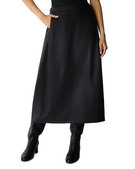 Eileen Fisher Eileen Fisher Melange Wool Jersey Lantern Skirt