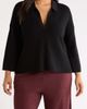 Eileen Fisher Eileen Fisher Merino Wool Bracelet Sleeve Sweater - 1