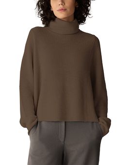 Eileen Fisher Eileen Fisher Merino Wool Turtleneck Oversized Sweater