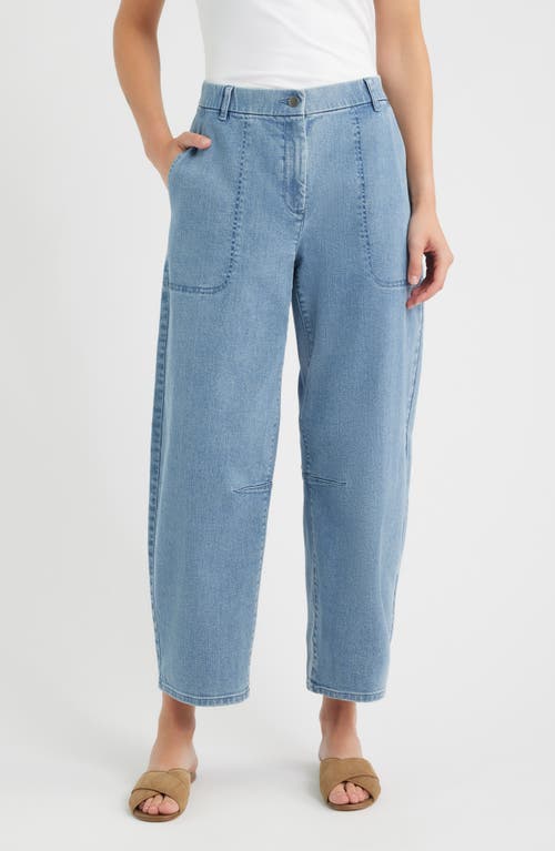Eileen Fisher Eileen Fisher Organic & Recycled Cotton High Waist Ankle Arch Jeans