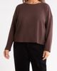 Eileen Fisher Eileen Fisher Organic Cotton & Tencel Lyocell Box Top - 1