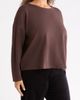 Eileen Fisher Eileen Fisher Organic Cotton & Tencel Lyocell Box Top - 3