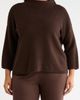Eileen Fisher Eileen Fisher Organic Cotton & Tencel Lyocell Funnel Neck Sweater - 1