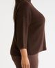 Eileen Fisher Eileen Fisher Organic Cotton & Tencel Lyocell Funnel Neck Sweater - 3