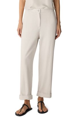 Eileen Fisher Eileen Fisher Organic Cotton Straight Ankle Pants