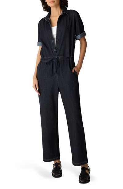 Eileen Fisher Eileen Fisher Organic Cotton Stretch Ankle Jumpsuit