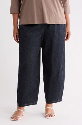Eileen Fisher Eileen Fisher Organic Cotton Stretch Ankle Lantern Pants