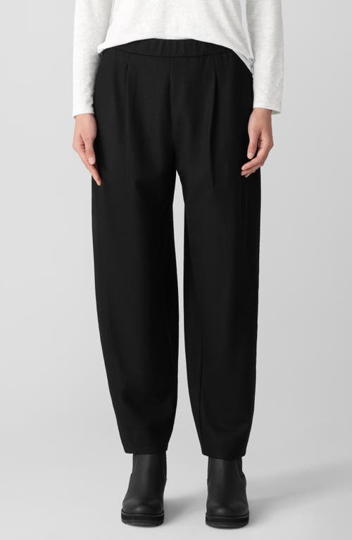 Eileen Fisher Eileen Fisher Pleated Wool Lantern Ankle Pants