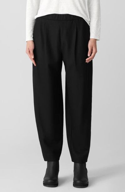 Eileen Fisher Eileen Fisher Pleated Wool Lantern Ankle Pants
