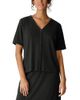 Eileen Fisher Eileen Fisher Ribbed V Neck Top - 1