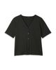Eileen Fisher Eileen Fisher Ribbed V Neck Top - 3