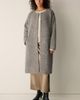 Eileen Fisher Eileen Fisher Round Neck Alpaca & Wool Blend Coat - 5