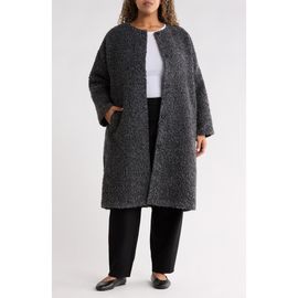 Eileen Fisher Eileen Fisher Round Neck Coat